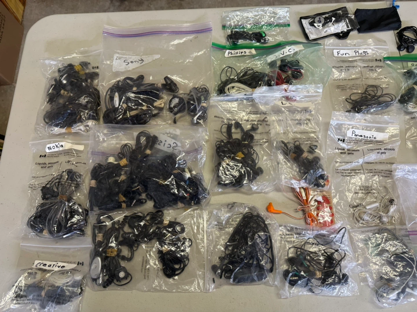 Assorted Earbuds and Headphones Bundle