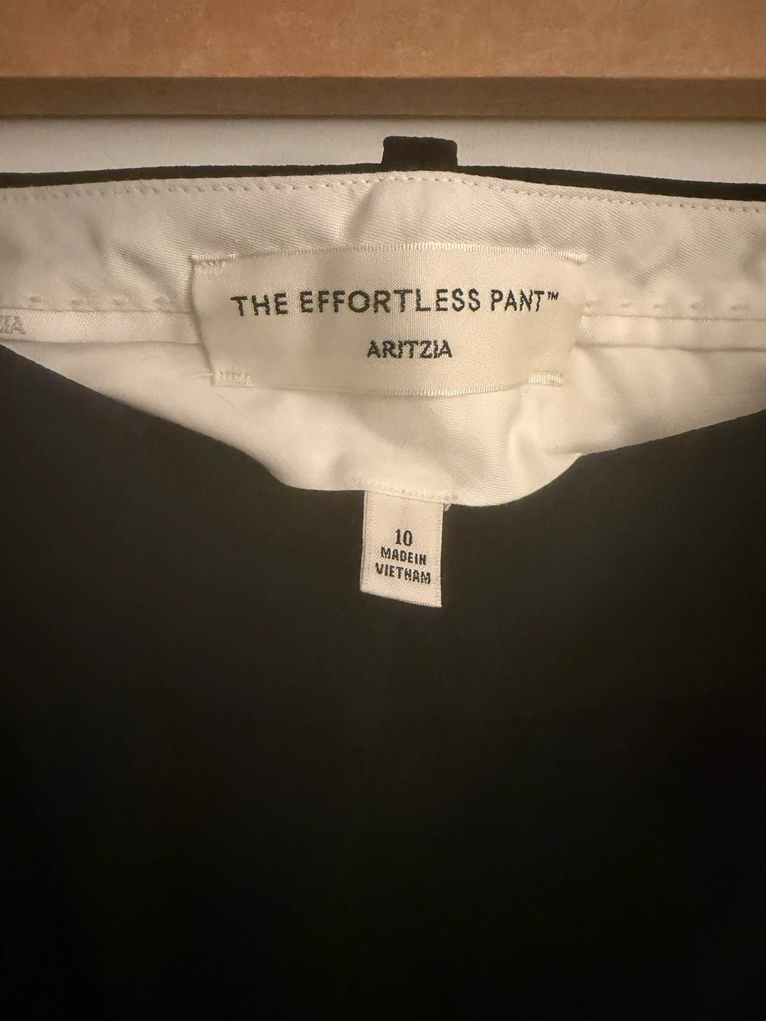 Aritzia The Effortless Pant Crepette - Black - photo 2