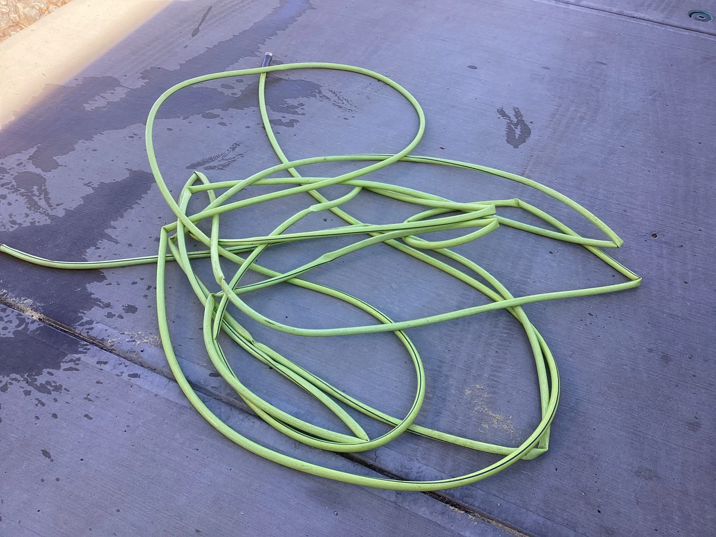 Green Garden Hose
