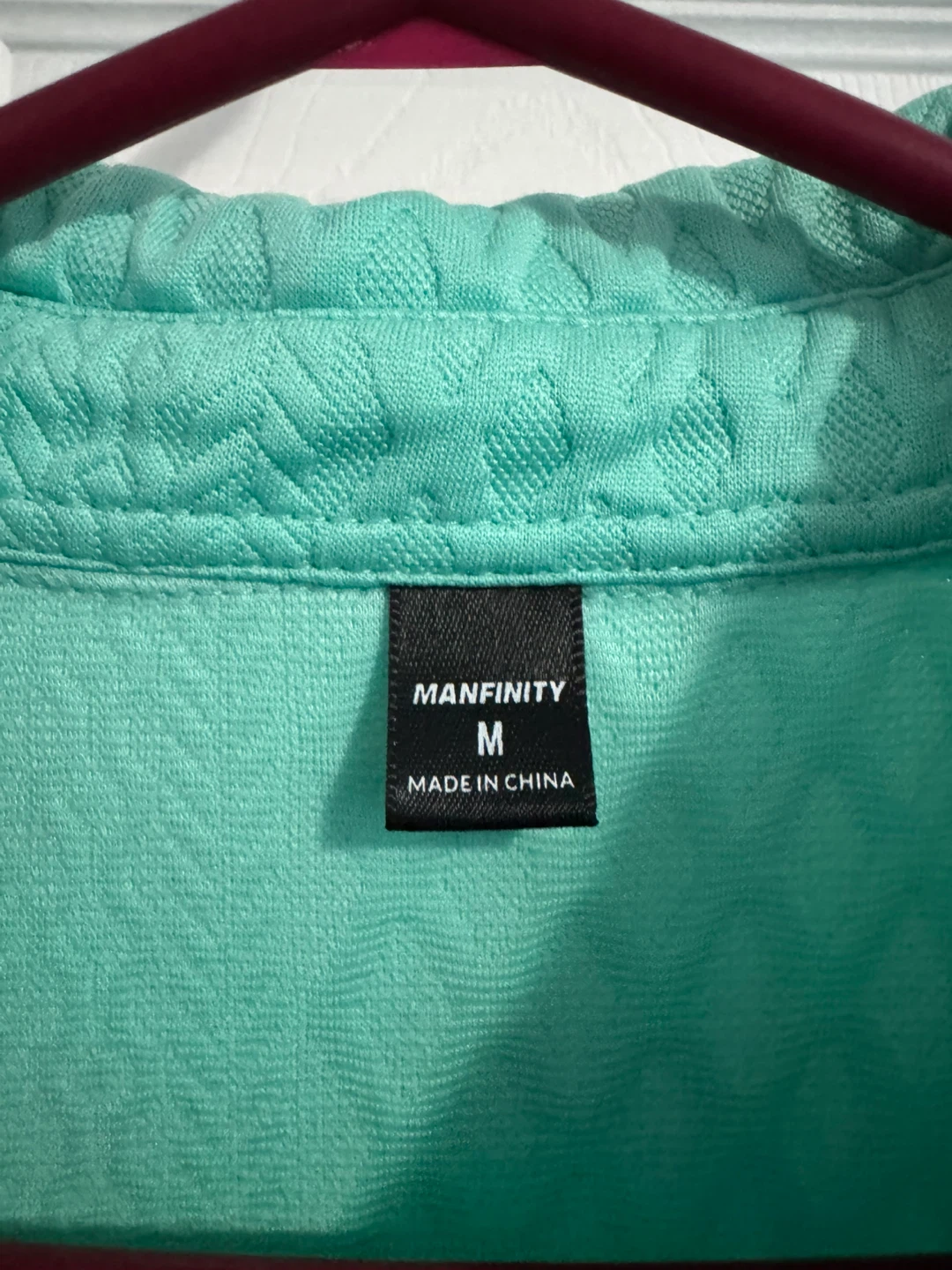 MANFINITY Men's Short Sleeve Button-Up Shirt - Medium - photo 3