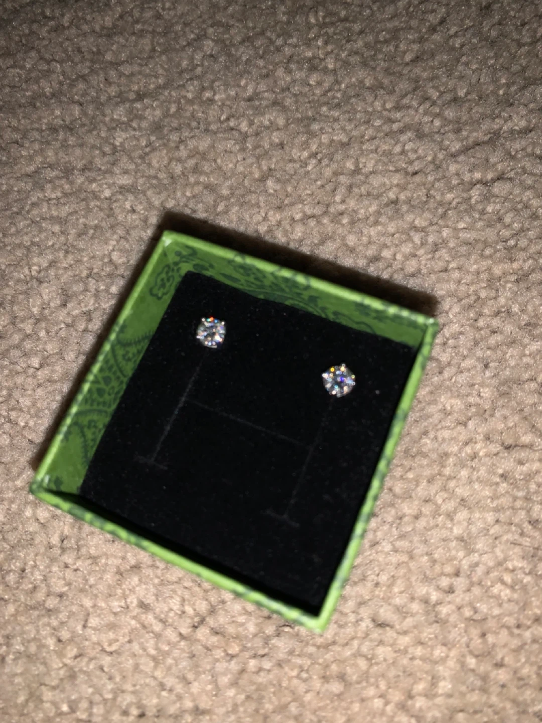 moissanite stud earrings