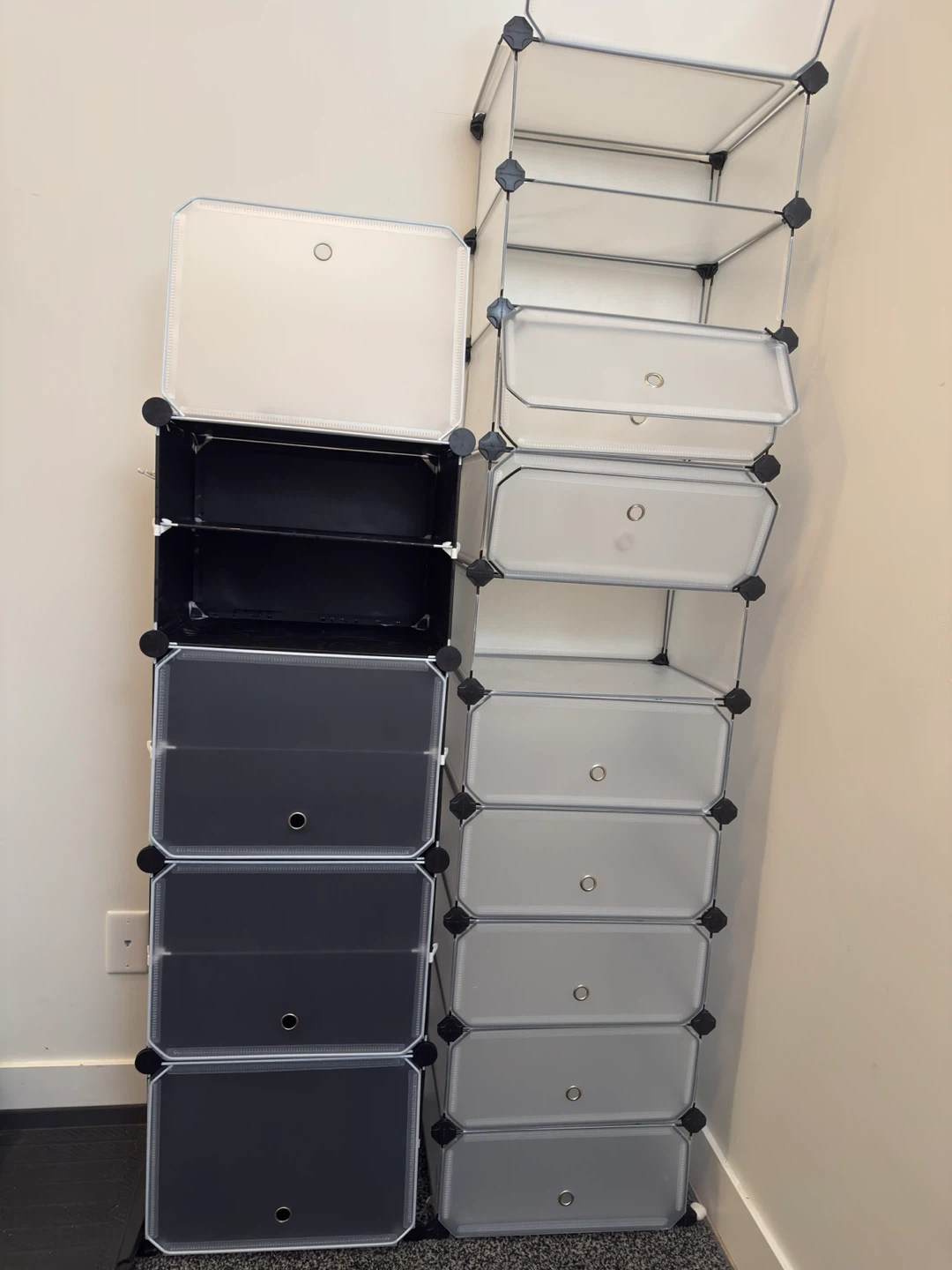 Modular Storage Cubes - Black & White
