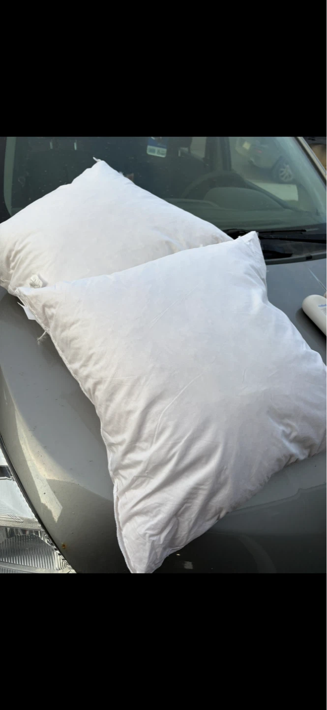 Two white pillows