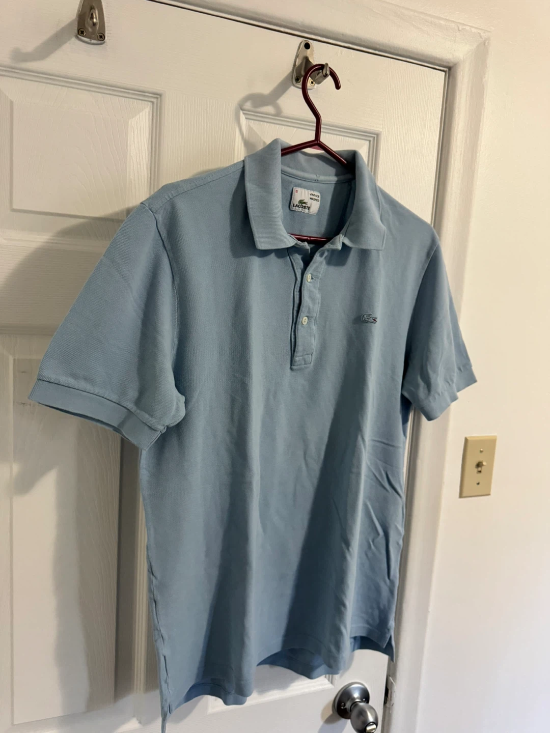 Lacoste Vintage Washed Polo Shirt - Size 5 - photo 5