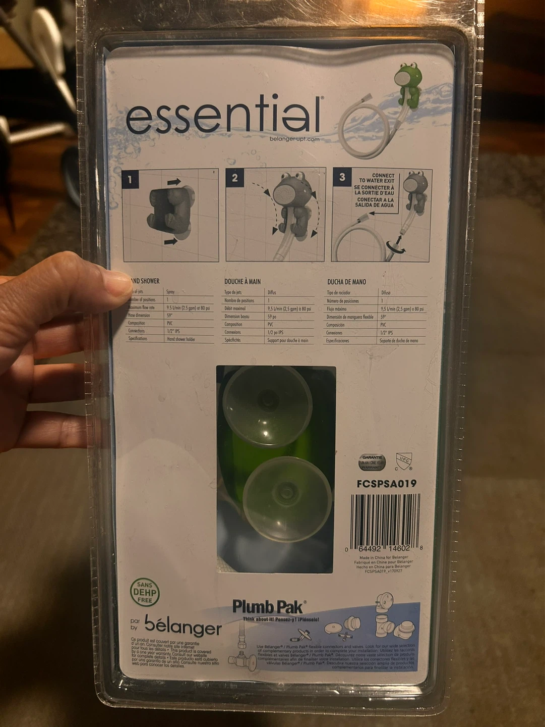 Belanger Essential Kids Frog Shower Head - photo 4