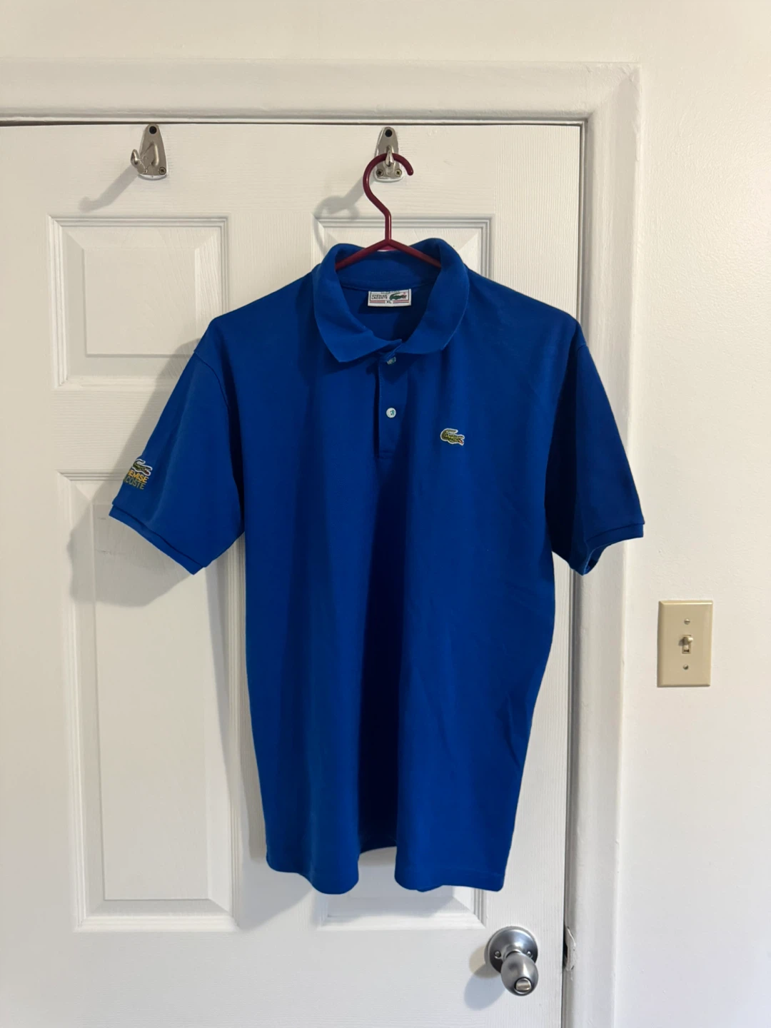 Blue Lacoste Polo Shirt - Size XL
