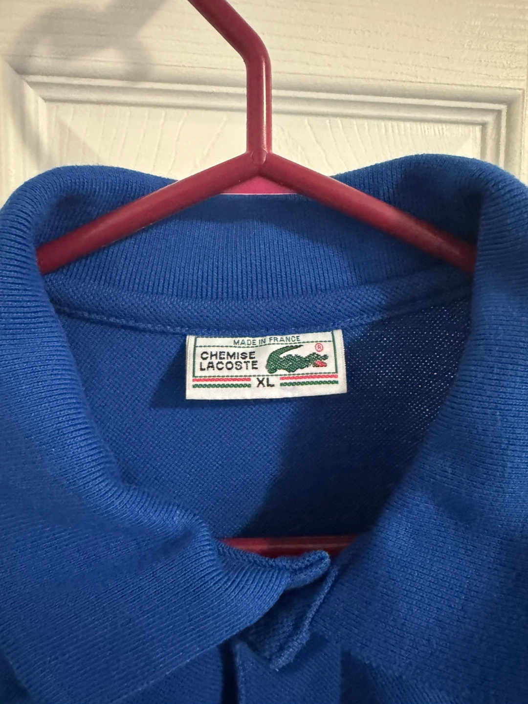 Blue Lacoste Polo Shirt - Size XL - photo 3