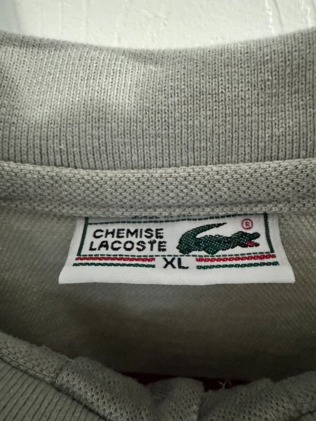 Lacoste Polo Shirt - Grey - XL - photo 3