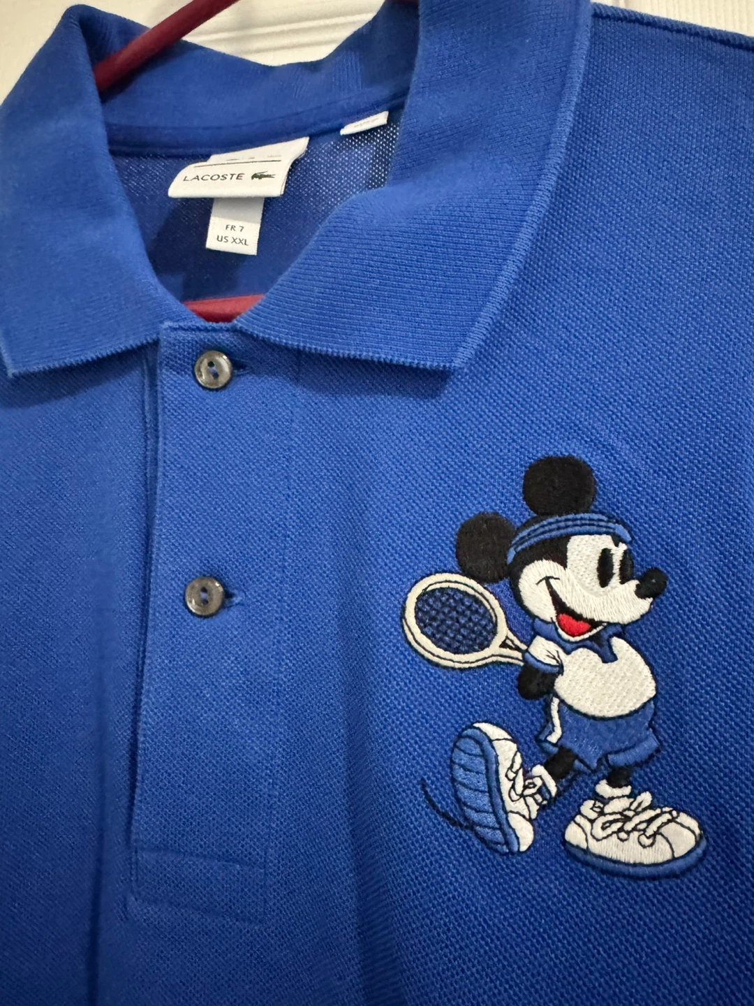 Lacoste Disney Mickey Mouse Tennis Polo Shirt - US XXL - photo 3