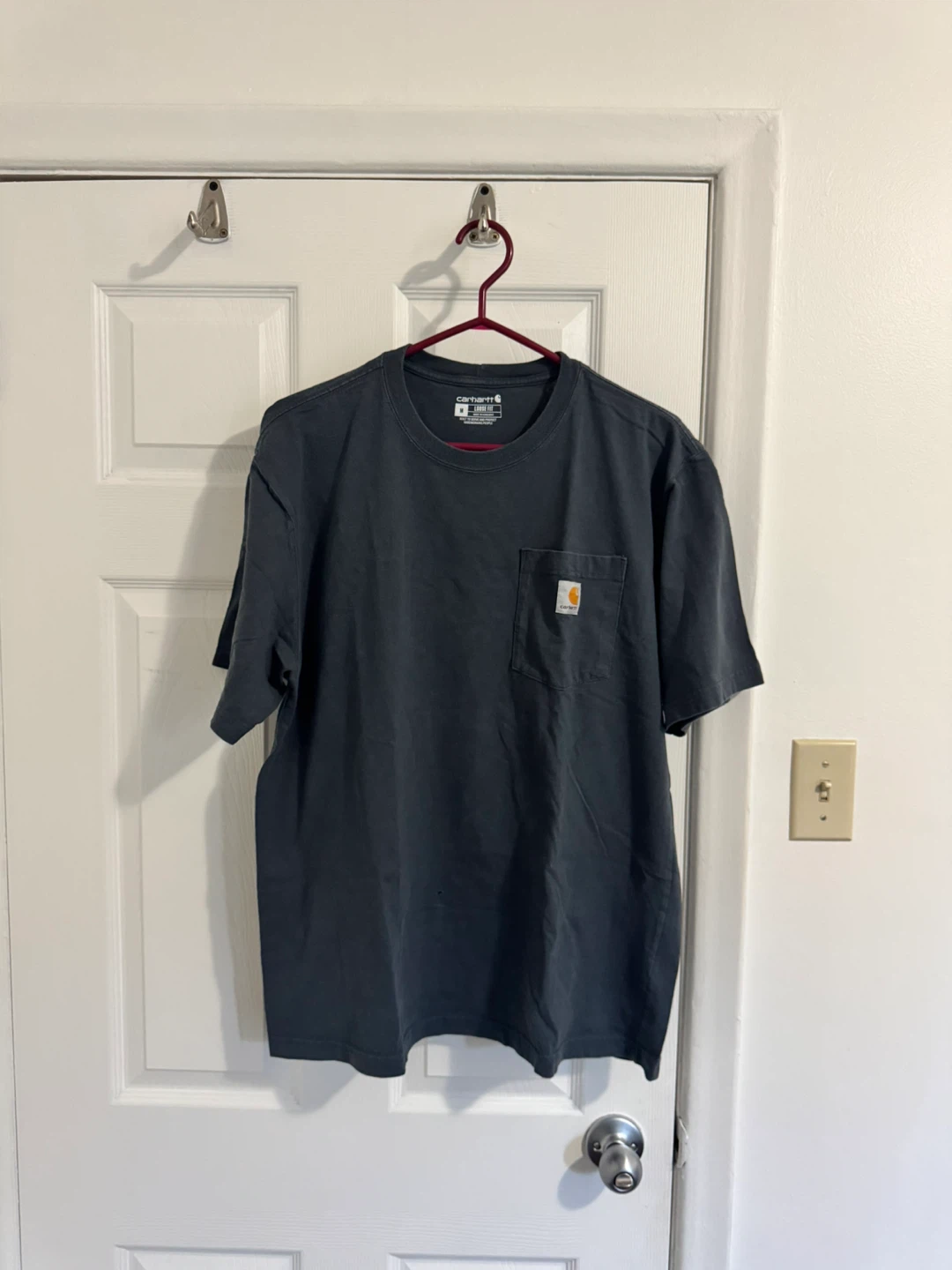 Carhartt K87 Workwear Pocket Tee Gray (Medium)