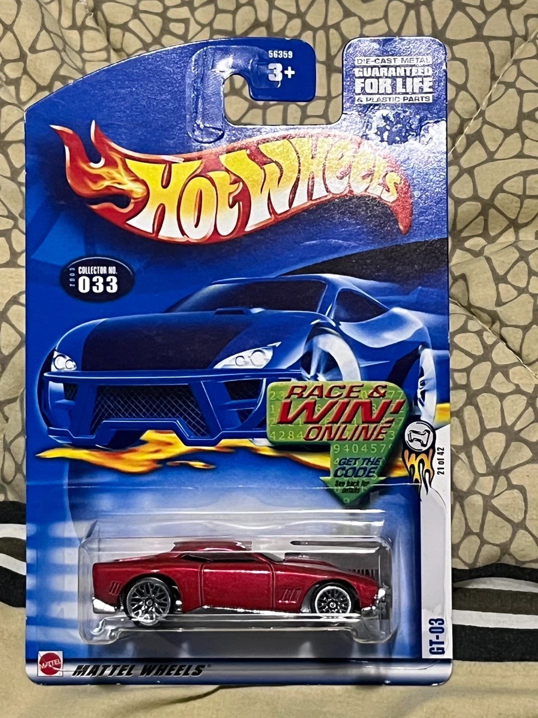 Hot Wheels 2003 Collector #033 GT-03