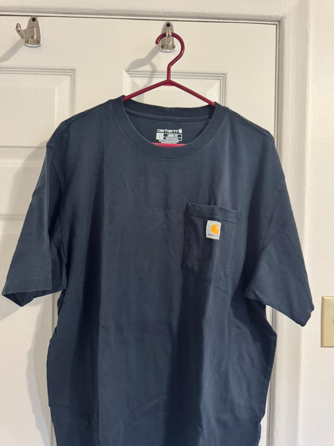 Carhartt K87 Workwear Pocket Tee Blue (Large) - photo 2