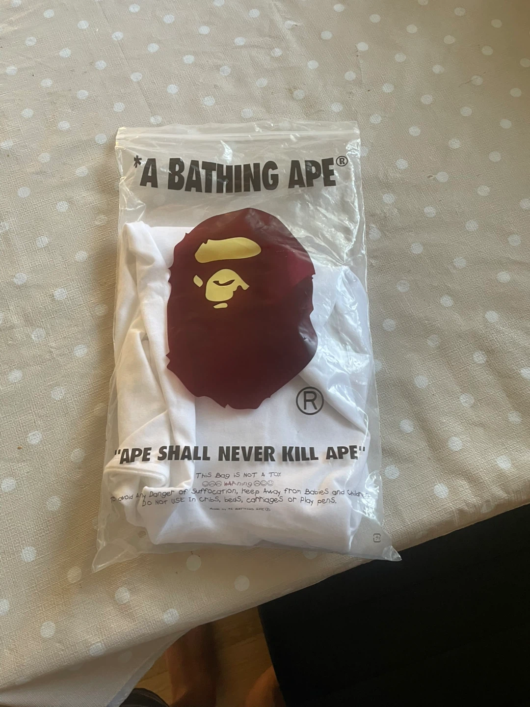 A Bathing Ape BAPE White Camo Ape Head T-Shirt Size S - photo 4
