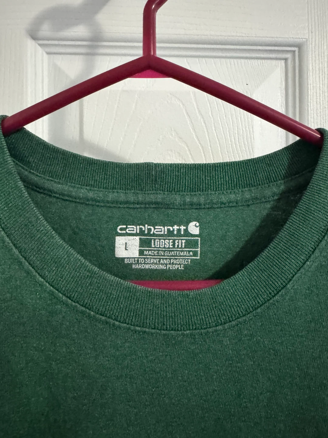 Carhartt K87 Workwear Pocket Tee Green (Large) - photo 4