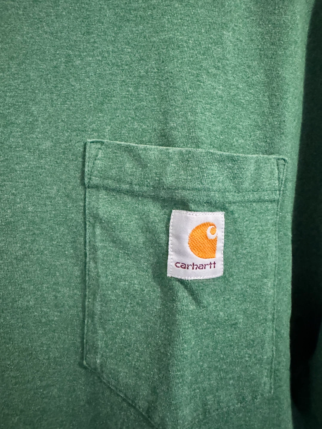 Carhartt K87 Workwear Pocket Tee Green (Large) - photo 3