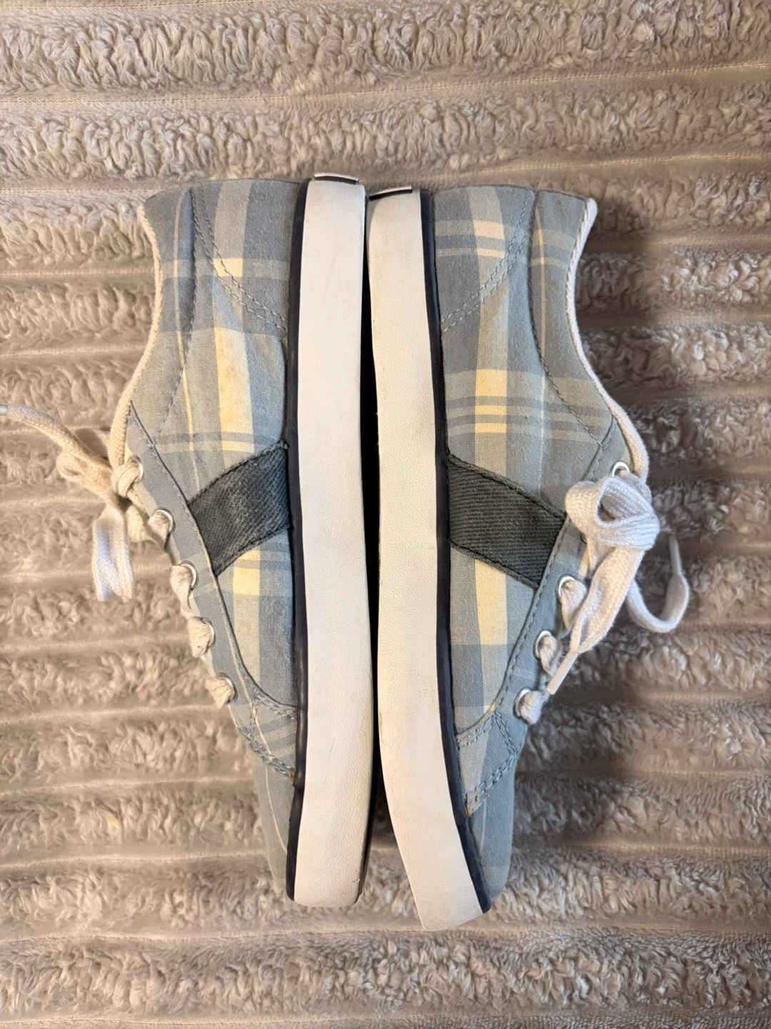 Polo Ralph Lauren Giles Plaid Lace-Up Sneaker - photo 3