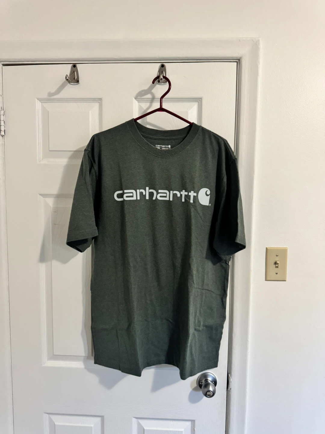 Carhartt K195 Logo Gray Shirt (Large)