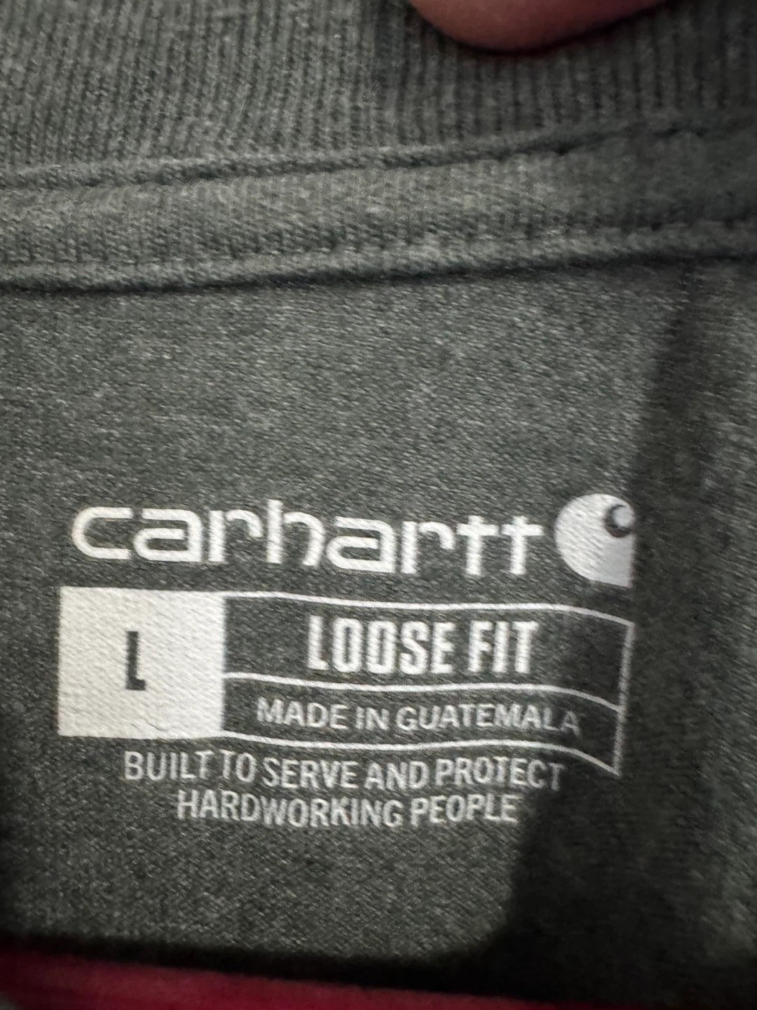 Carhartt K195 Logo Gray Shirt (Large) - photo 3
