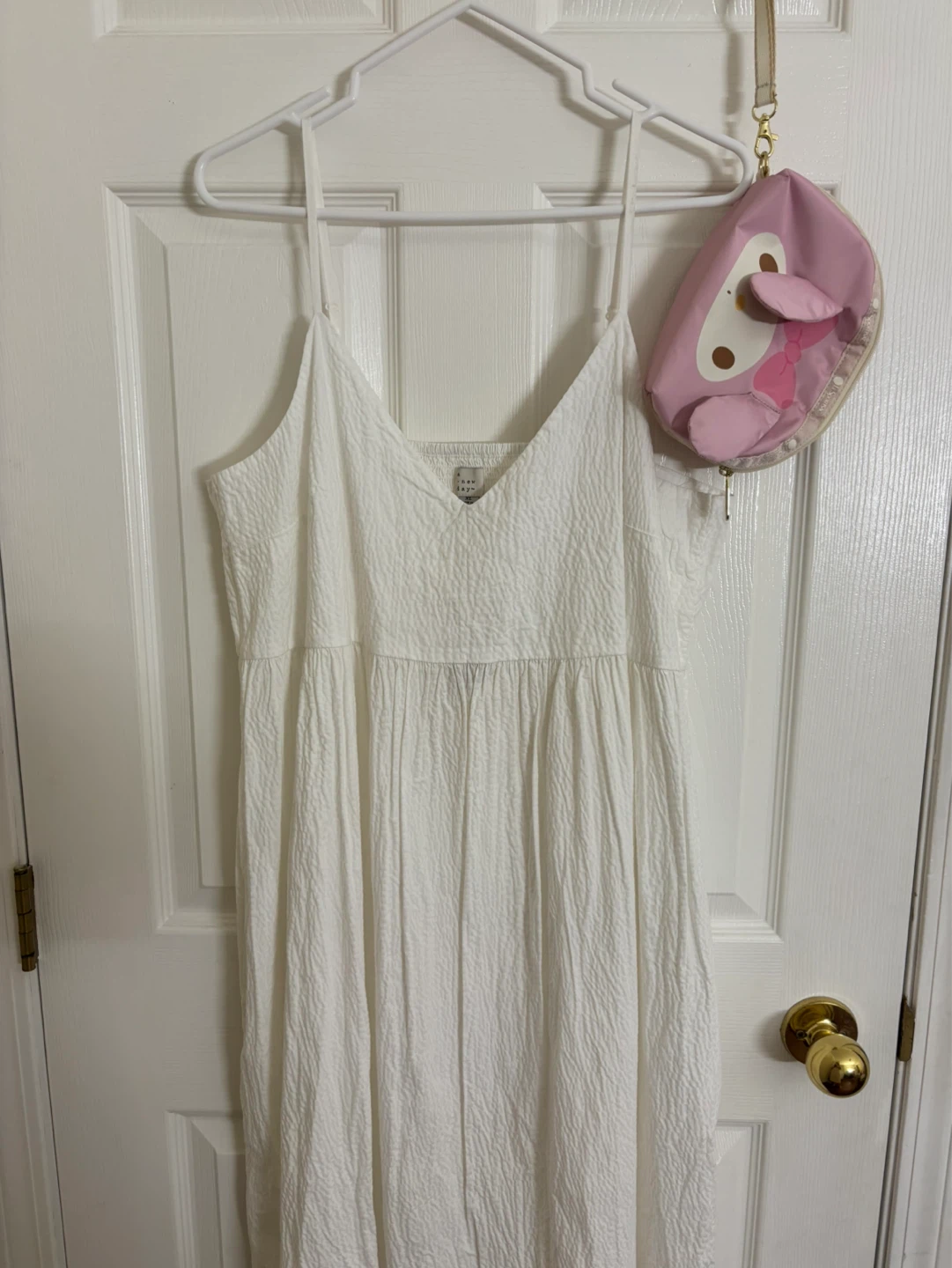A New Day White Textured maxi Dress XL - photo 2