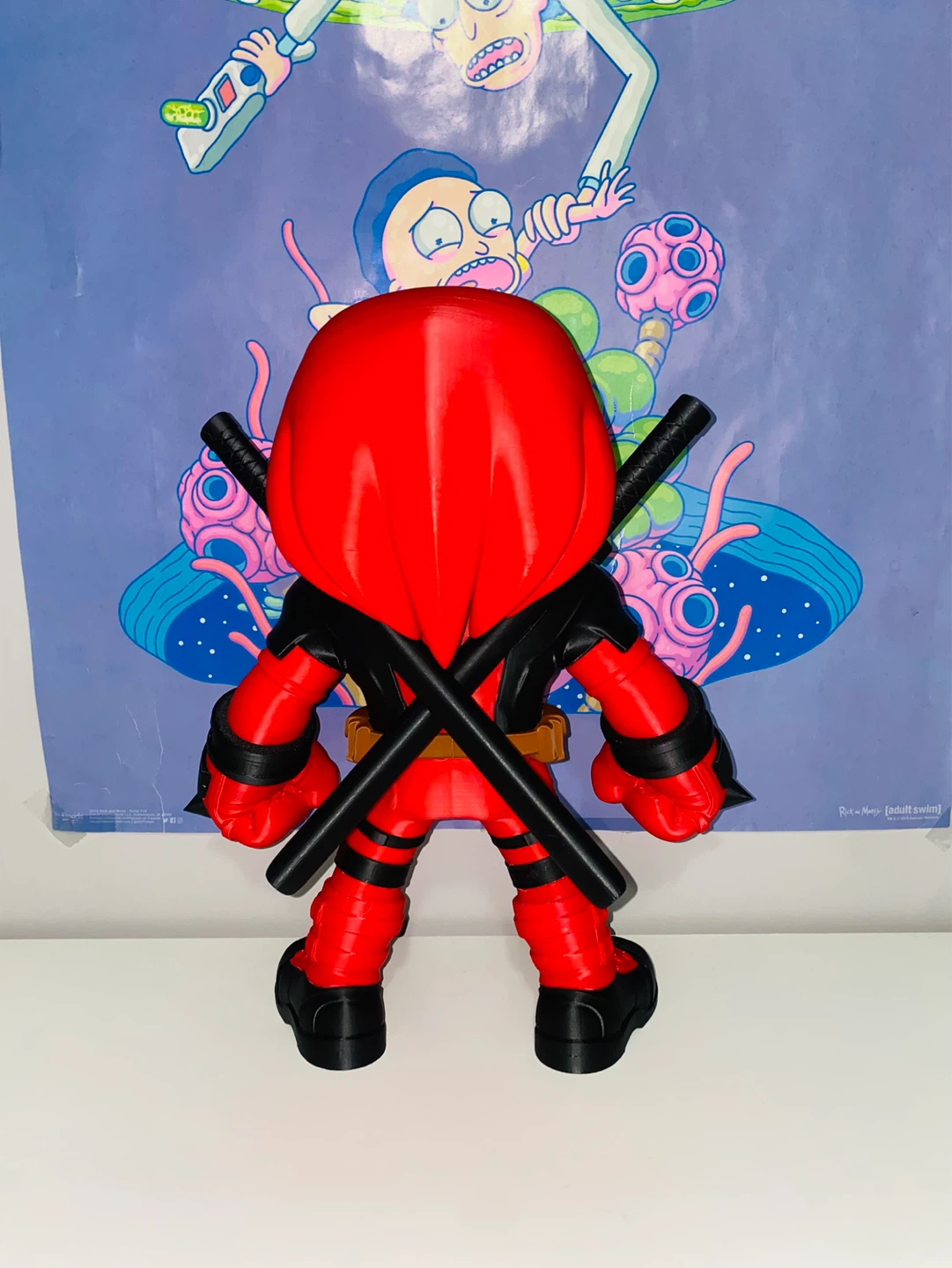 Knuckles x Deadpool Custom 3D Printed Figure | 15” - photo 4