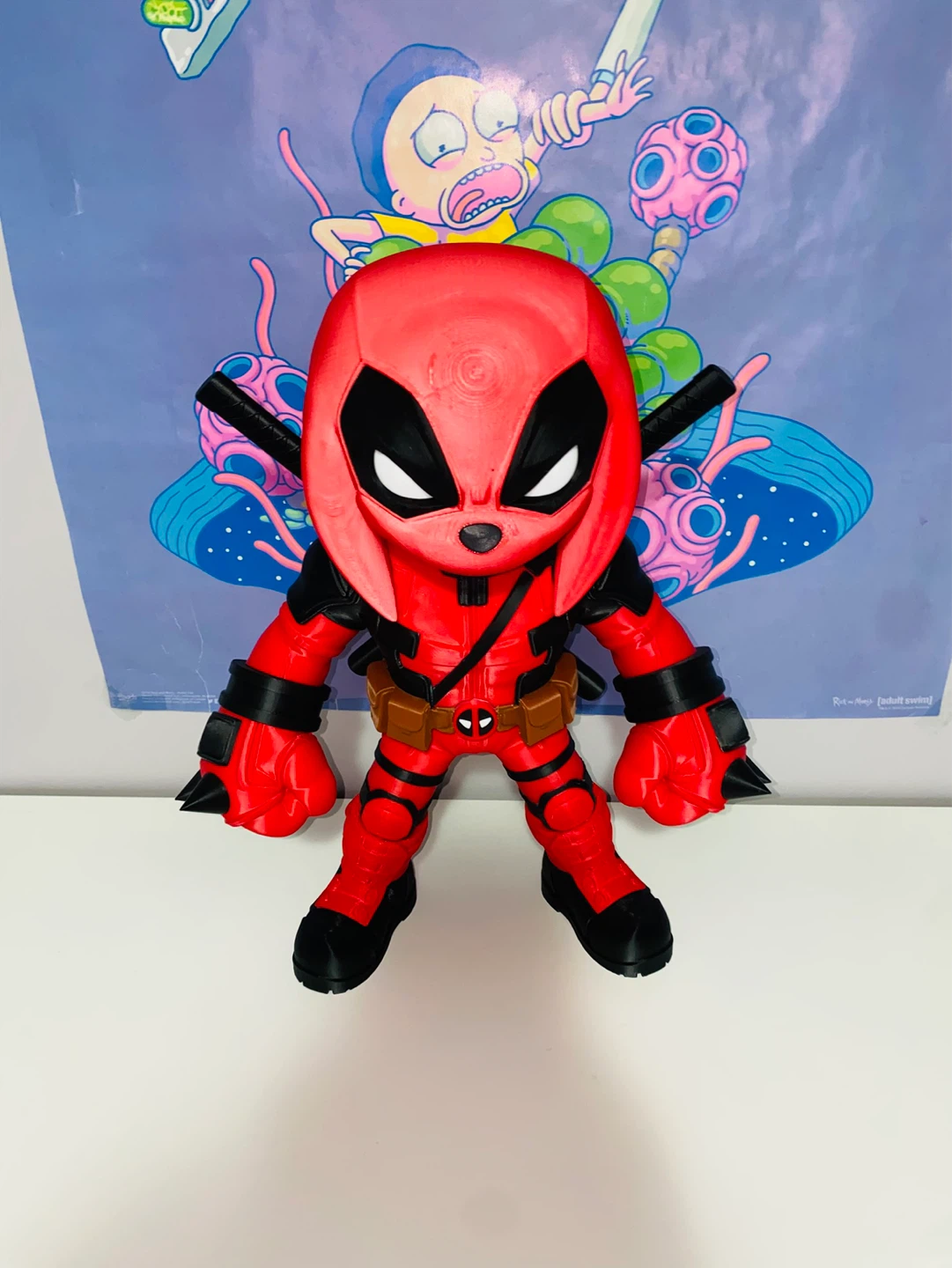 Knuckles x Deadpool Custom 3D Printed Figure | 15” - photo 2