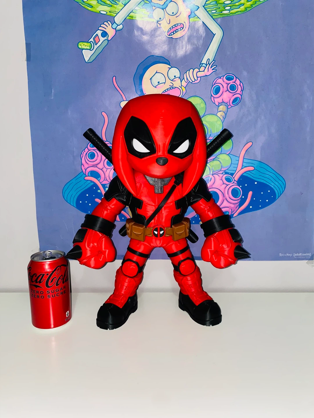 Knuckles x Deadpool Custom 3D Printed Figure | 15”