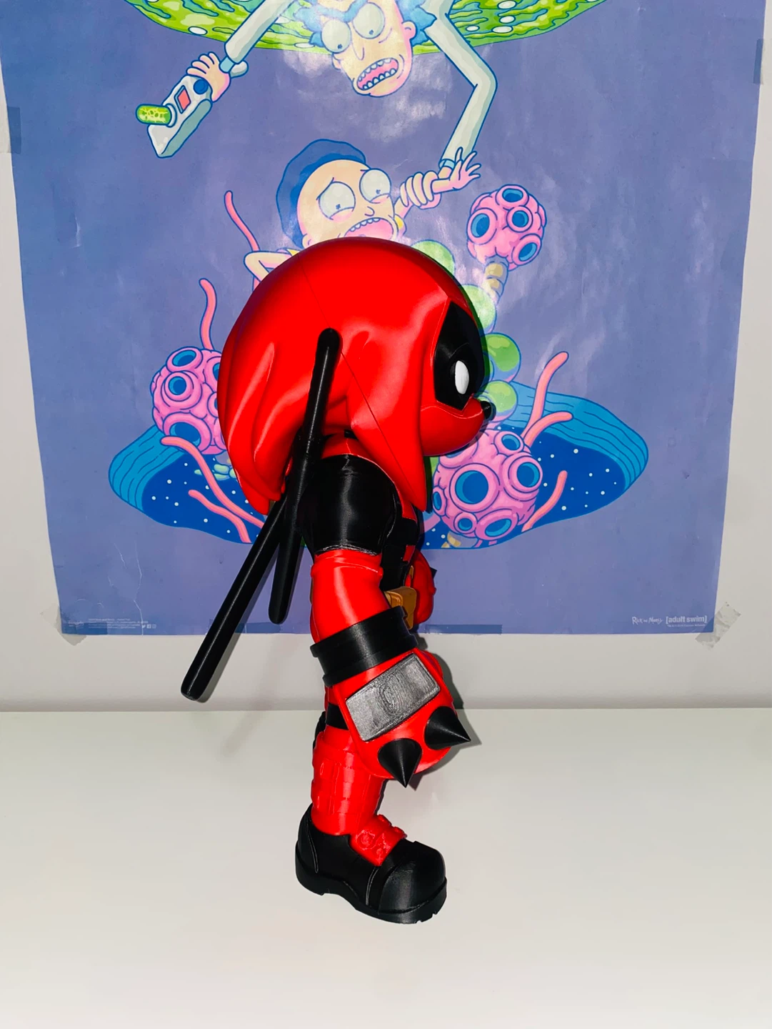 Knuckles x Deadpool Custom 3D Printed Figure | 15” - photo 3