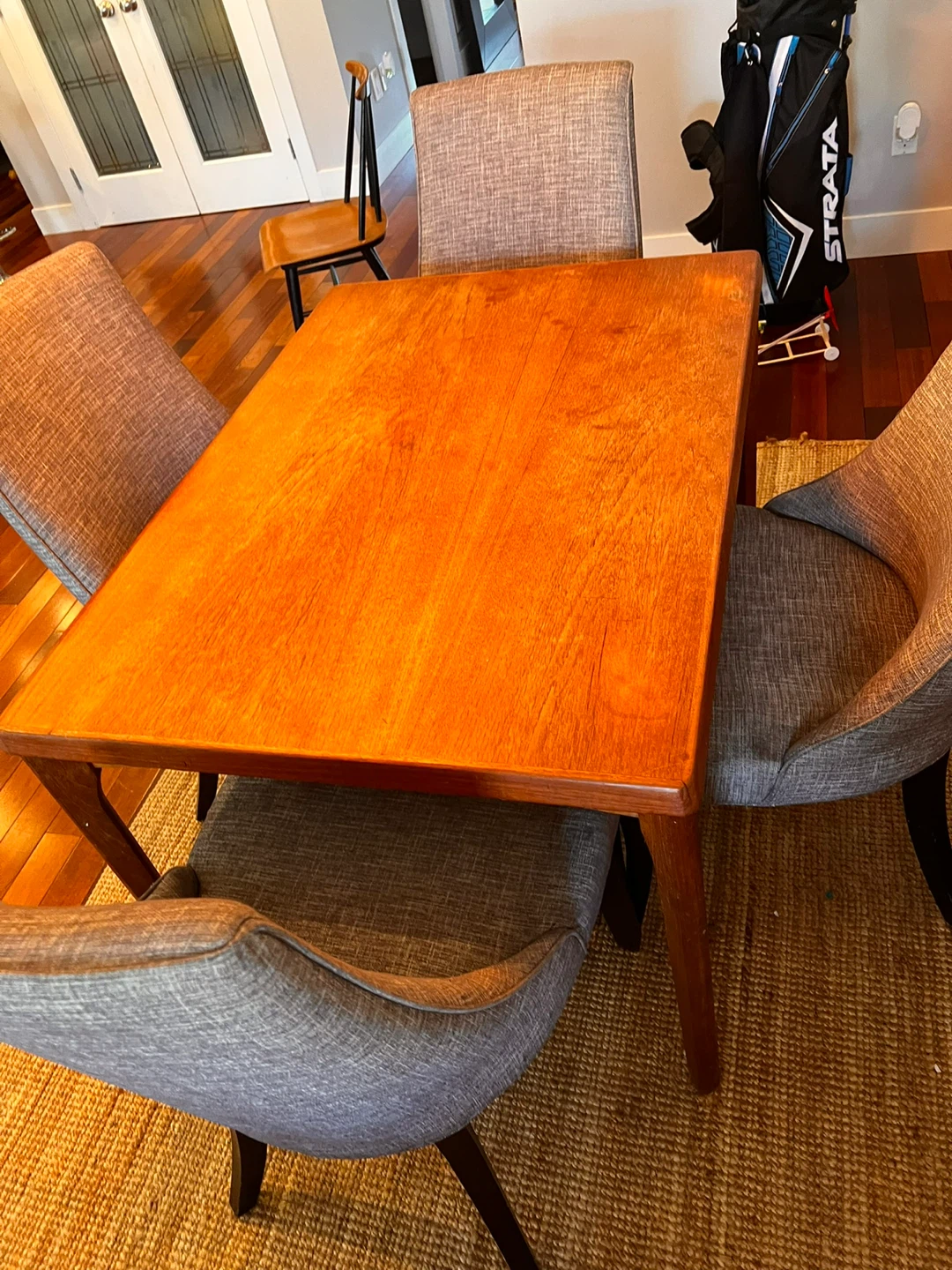Wooden Dining Table and Chairs Set - photo 5