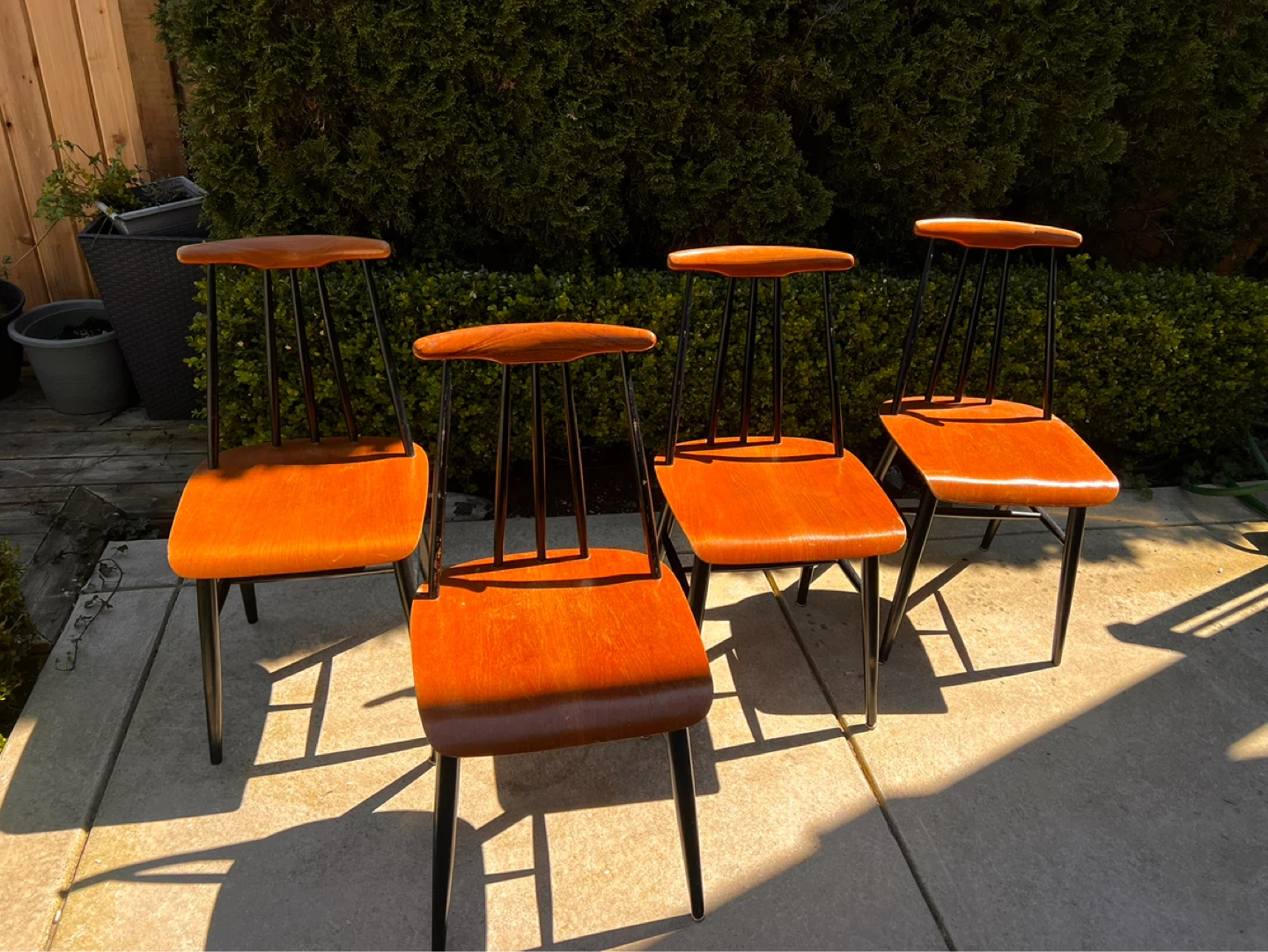 Wooden Dining Table and Chairs Set - photo 3