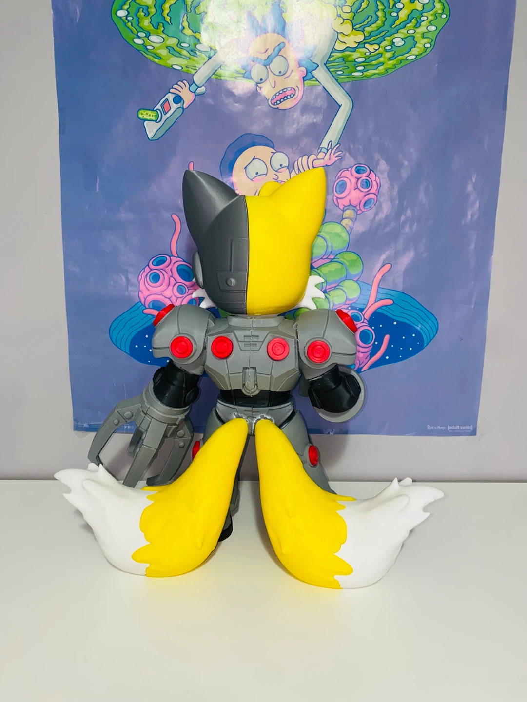 Tails x Cyborg Custom 3D Printed Figure | 16” - photo 4