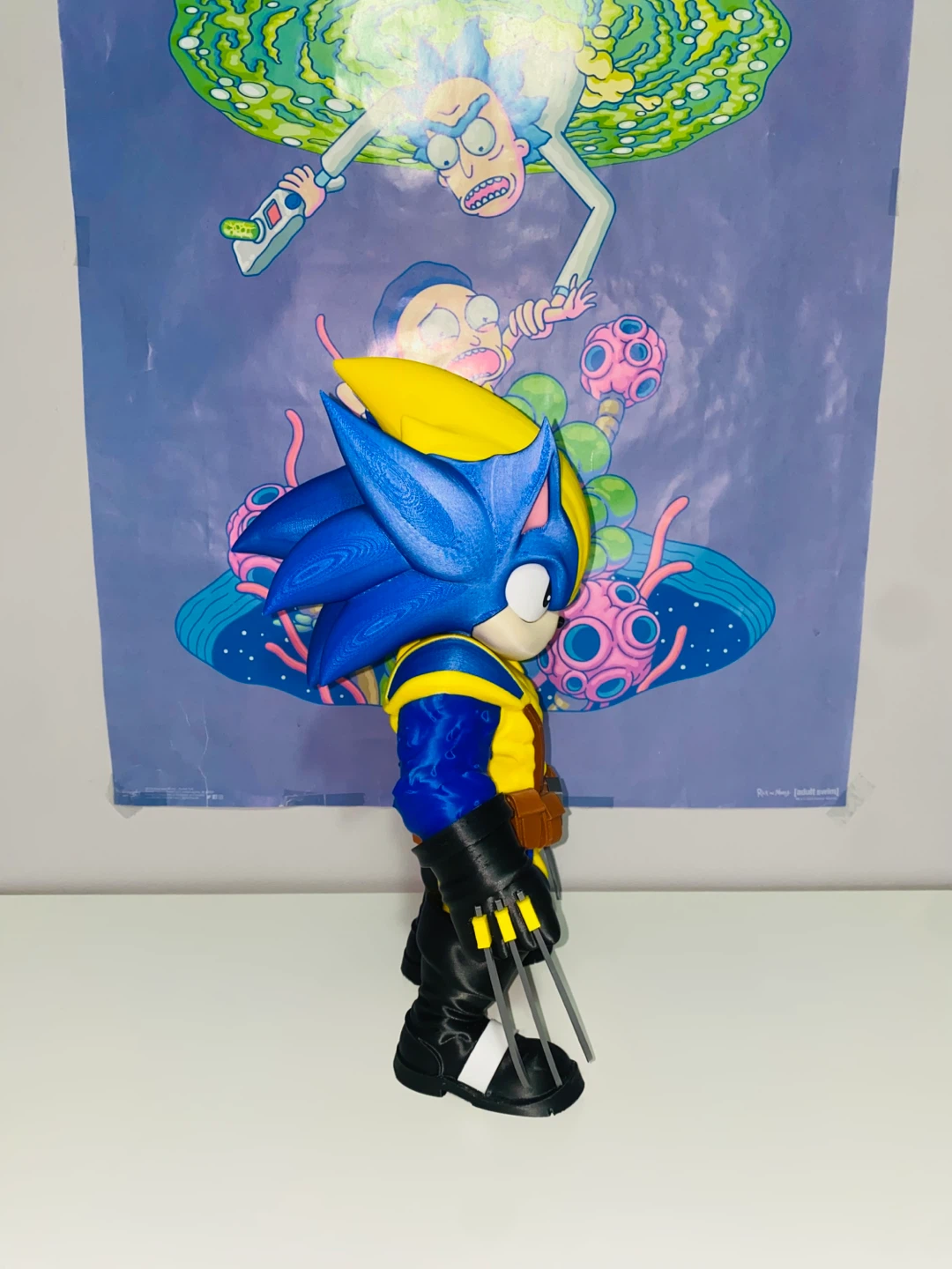 Sonic x Wolverine Custom 3D Printed Figure | 15.5” - photo 2