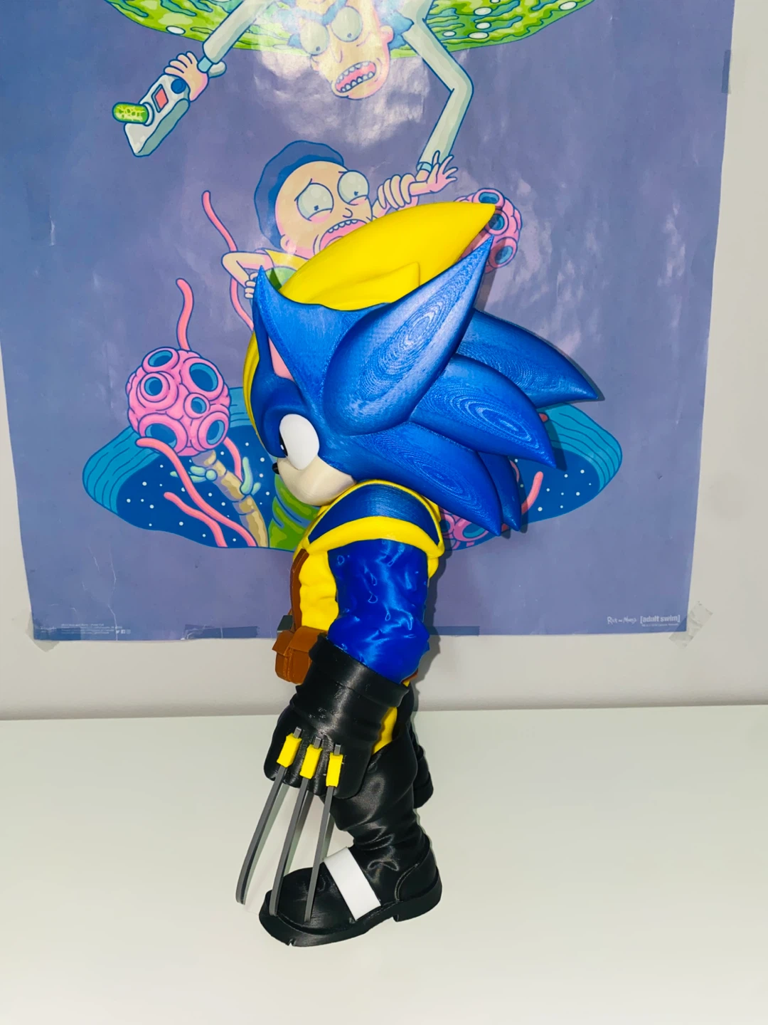 Sonic x Wolverine Custom 3D Printed Figure | 15.5” - photo 4