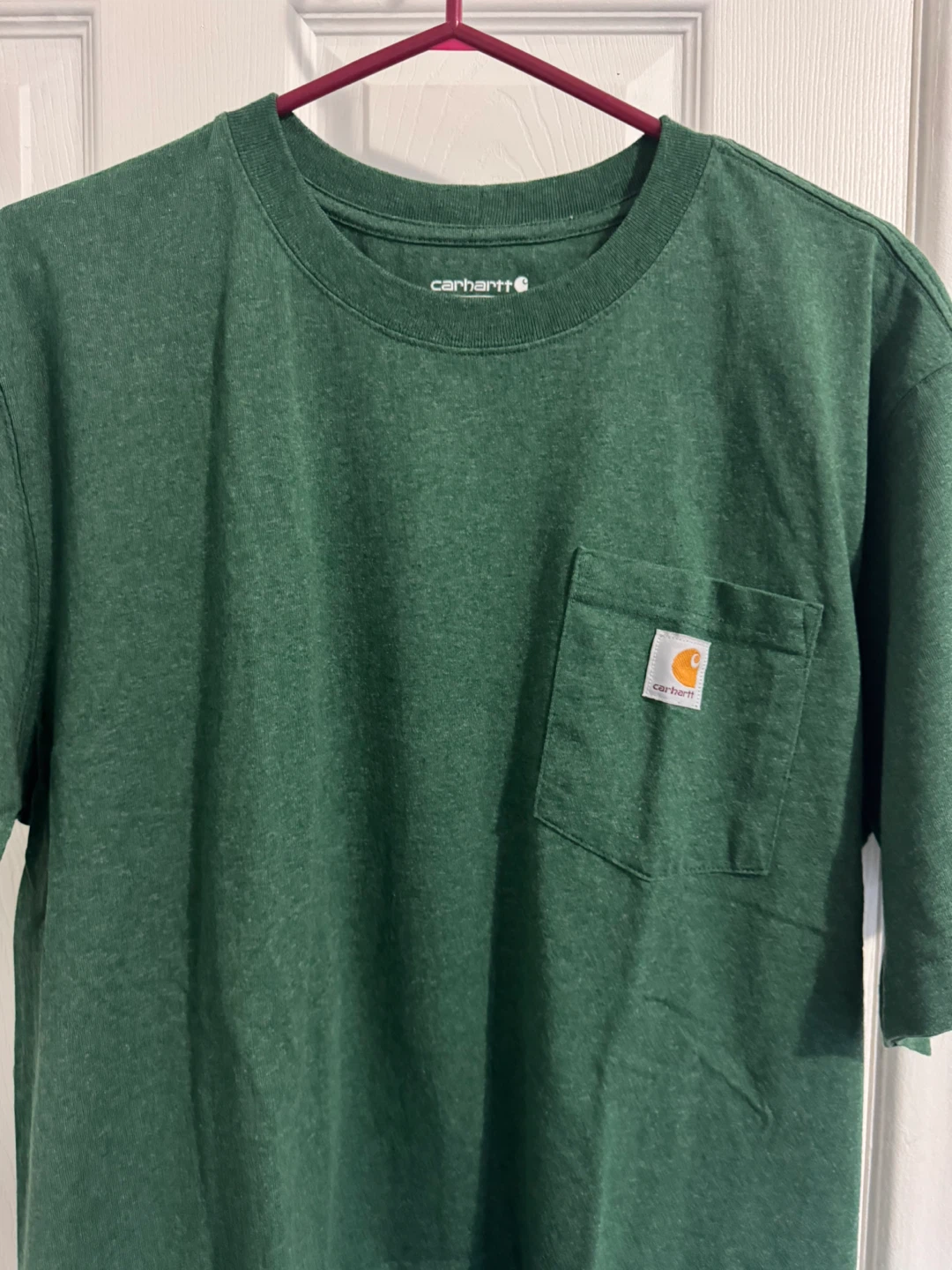 Carhartt K87 Workwear Pocket Tee Green (XL) - photo 2