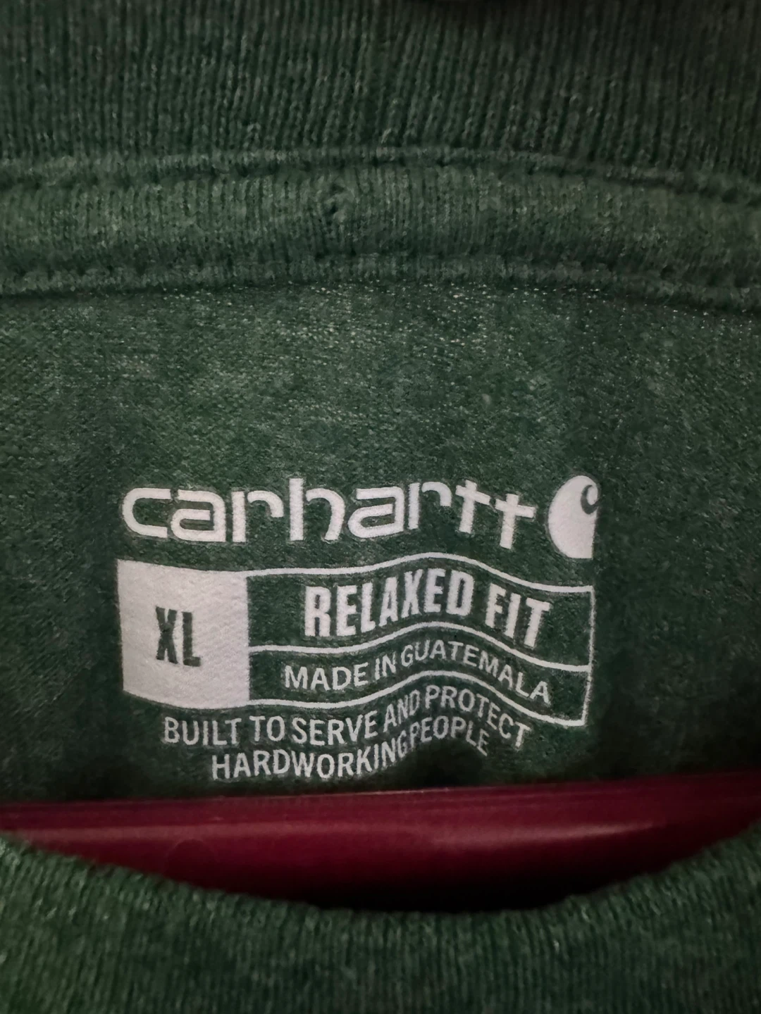 Carhartt K87 Workwear Pocket Tee Green (XL) - photo 3
