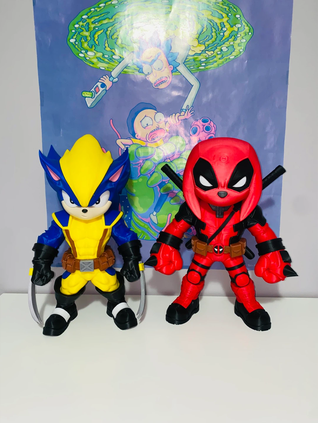 Custom 3D Printed Sonic x Hero Crossover Bundle | 5 Figures - photo 2