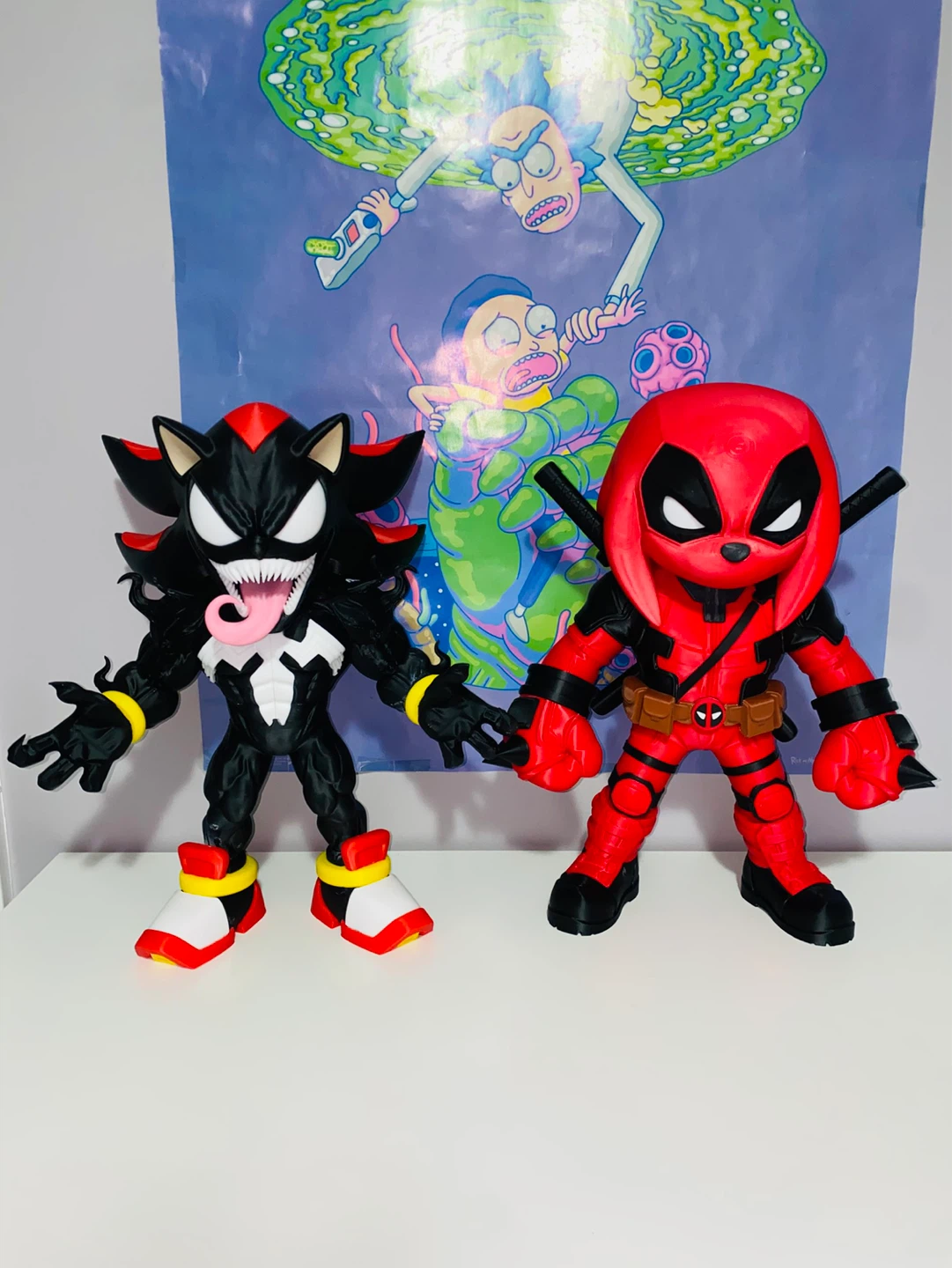 Custom 3D Printed Sonic x Hero Crossover Bundle | 5 Figures - photo 3