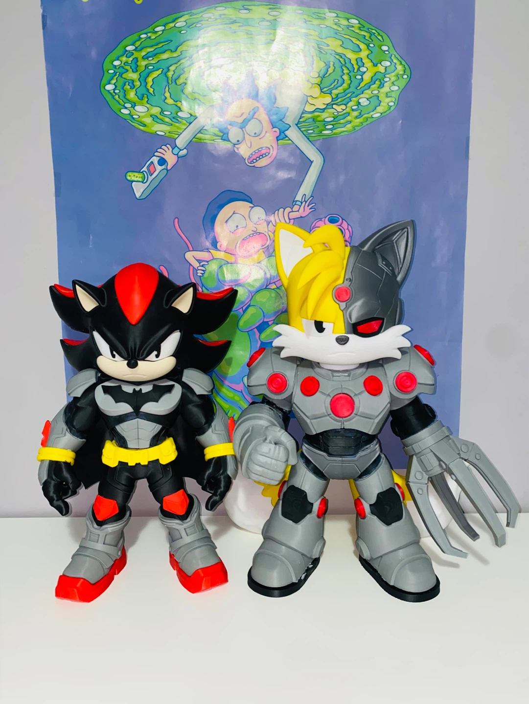 Custom 3D Printed Sonic x Hero Crossover Bundle | 5 Figures
