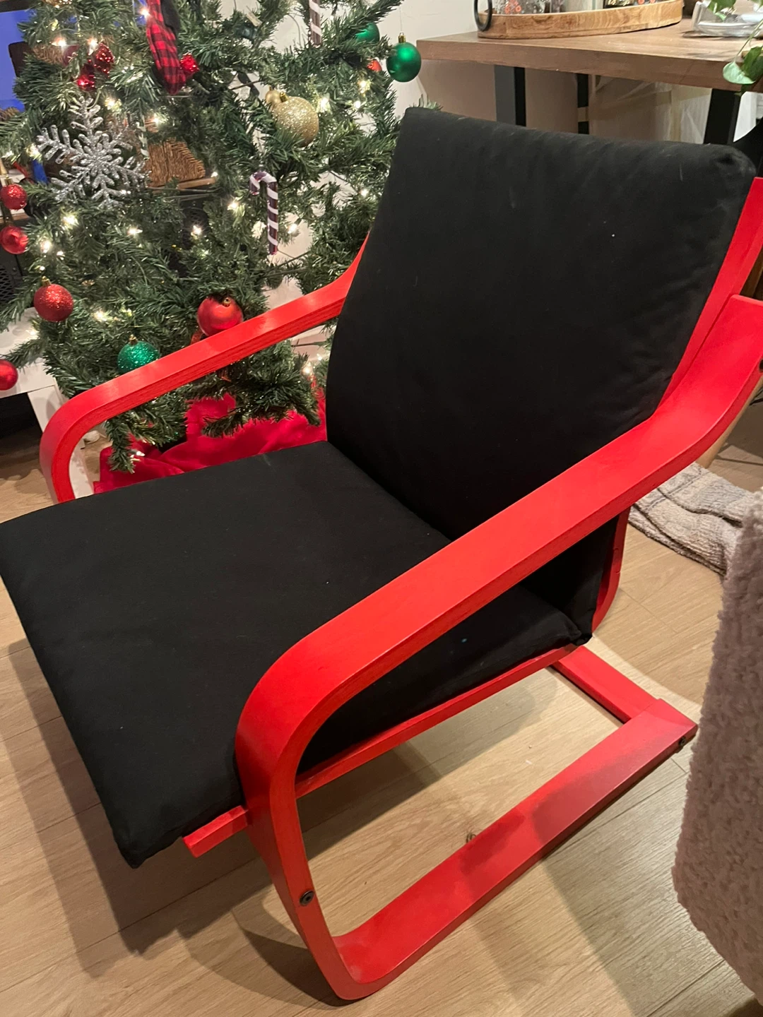 Ikea Red Accent Chair - photo 2