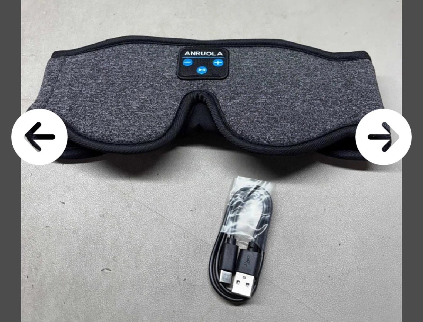 ANRUOLA Sleep Mask Headphones - photo 4