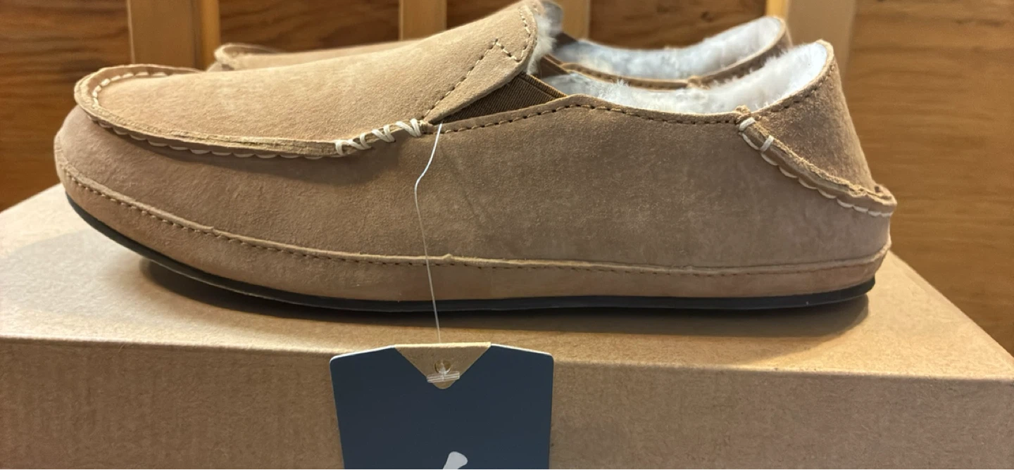 New in box OluKai Nohea Slipper - Tan/Tan - Women's Size 8 - photo 3