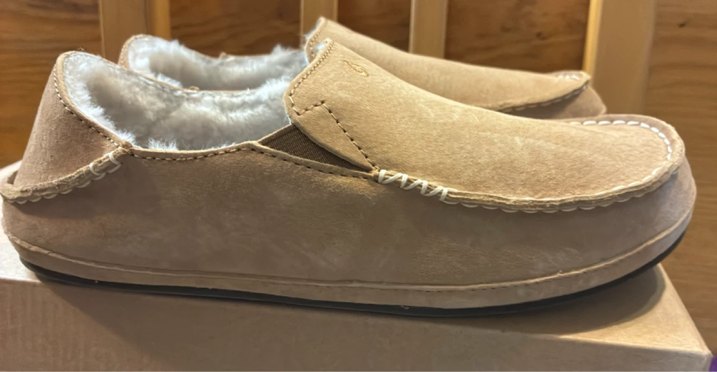 New in box OluKai Nohea Slipper - Tan/Tan - Women's Size 8 - photo 5