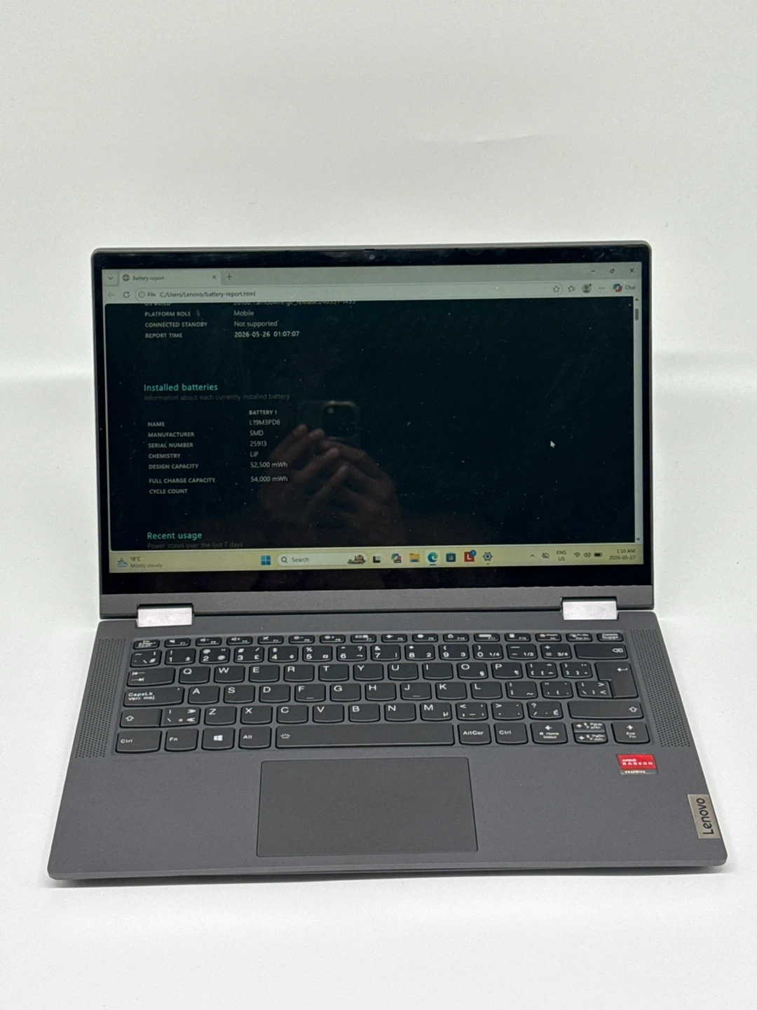 Touch Lenovo Flex 5 Ryzen 7 4700u 16 GB 1 TB SSD - photo 2