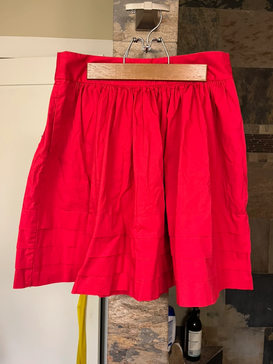Banana Republic Red Petite Skirt
