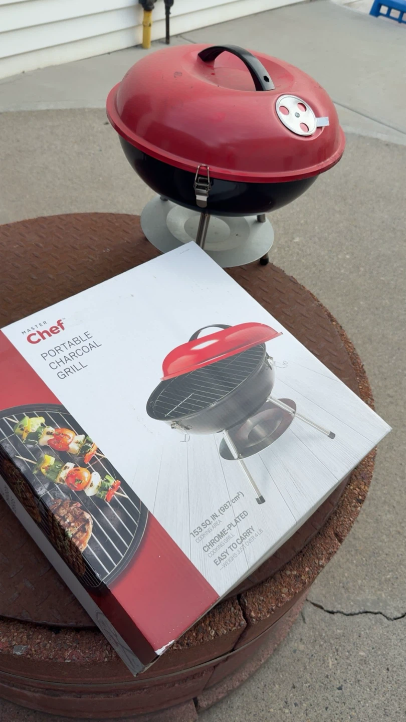 Master Chef Portable Charcoal Grill