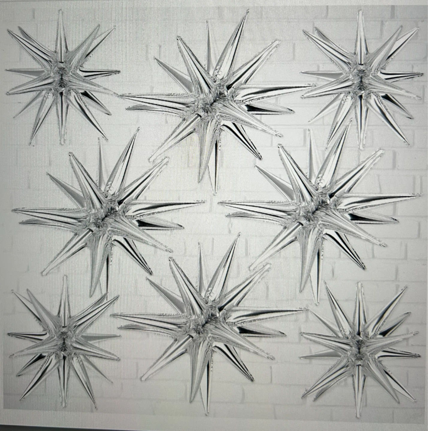 8-Piece Star Foil Balloon Set - 27" and 22" - photo 2