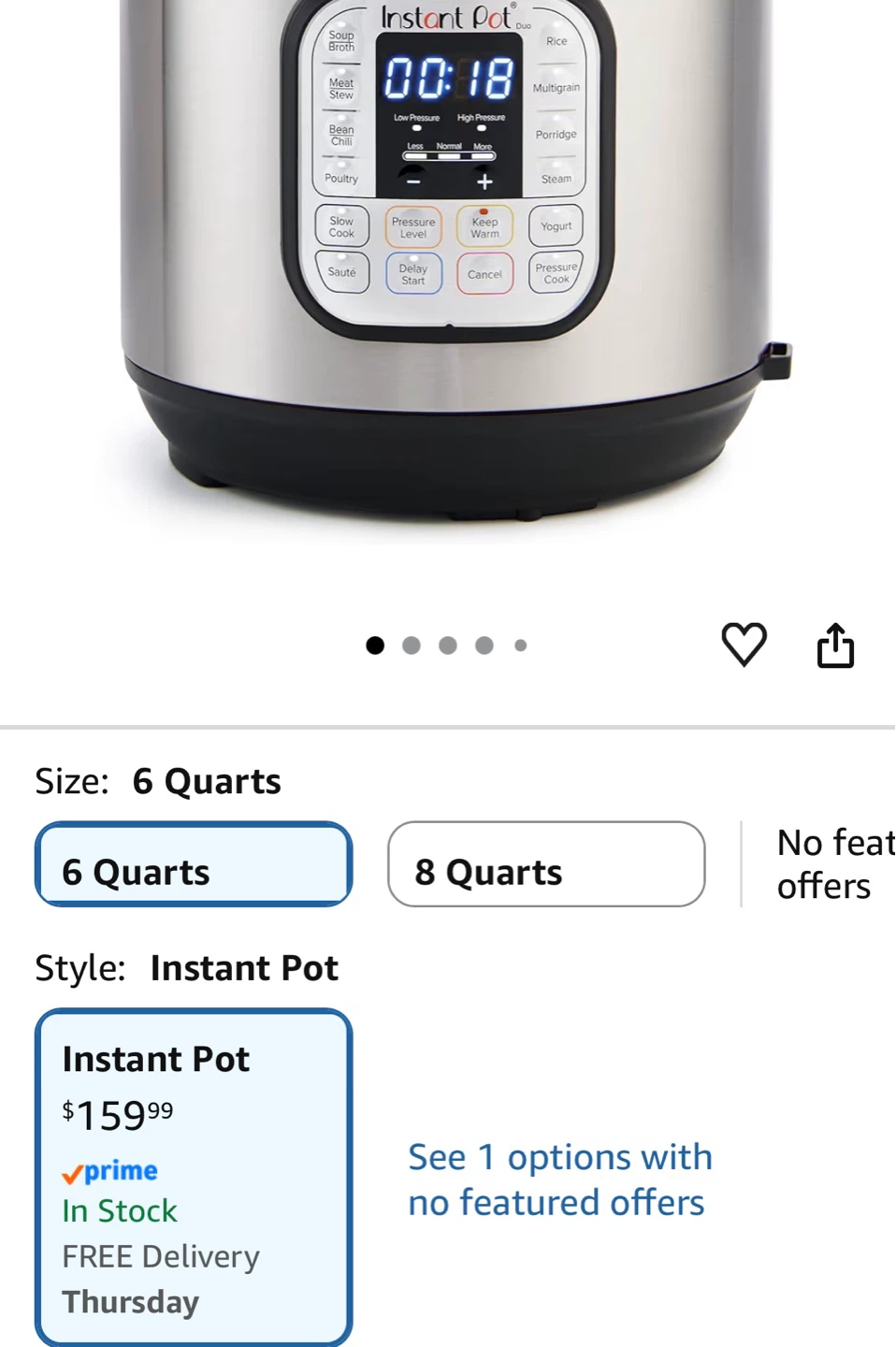 Instant Pot Duo 6 Quart