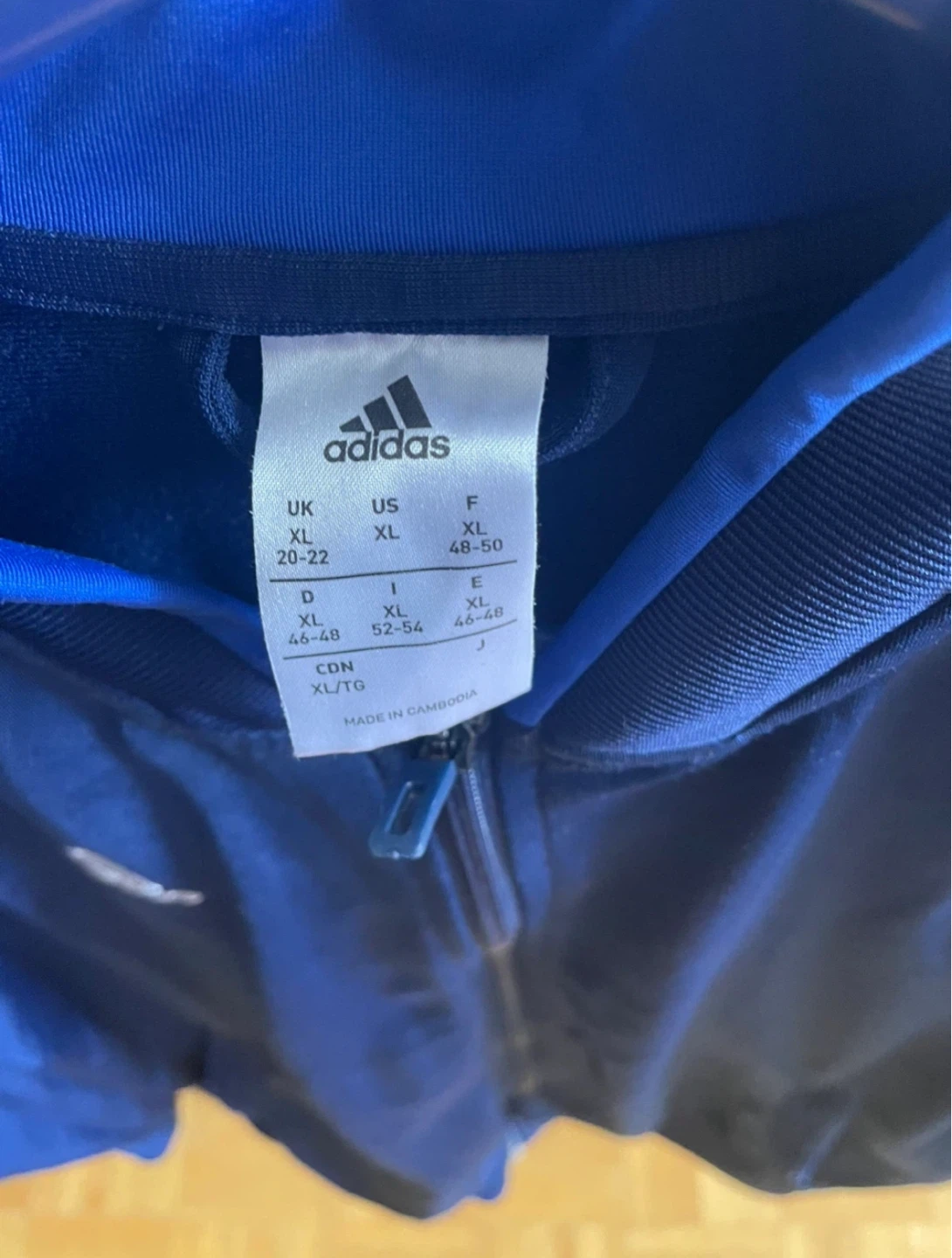 Adidas Blue Track Jacket brand new - photo 2