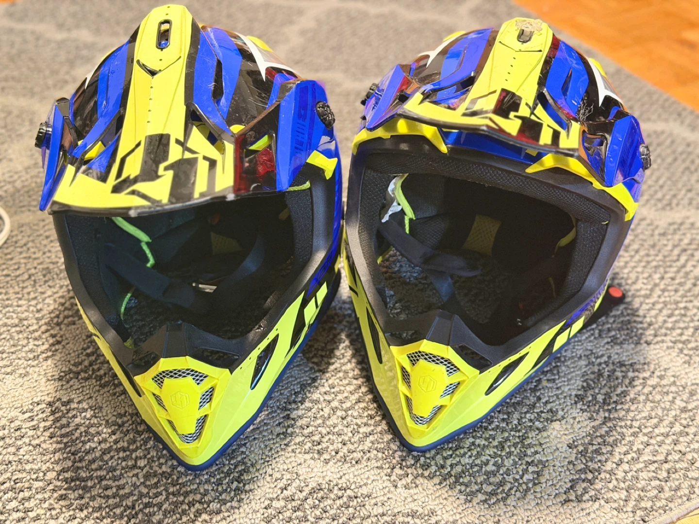 Two Youth Motocross Helmets