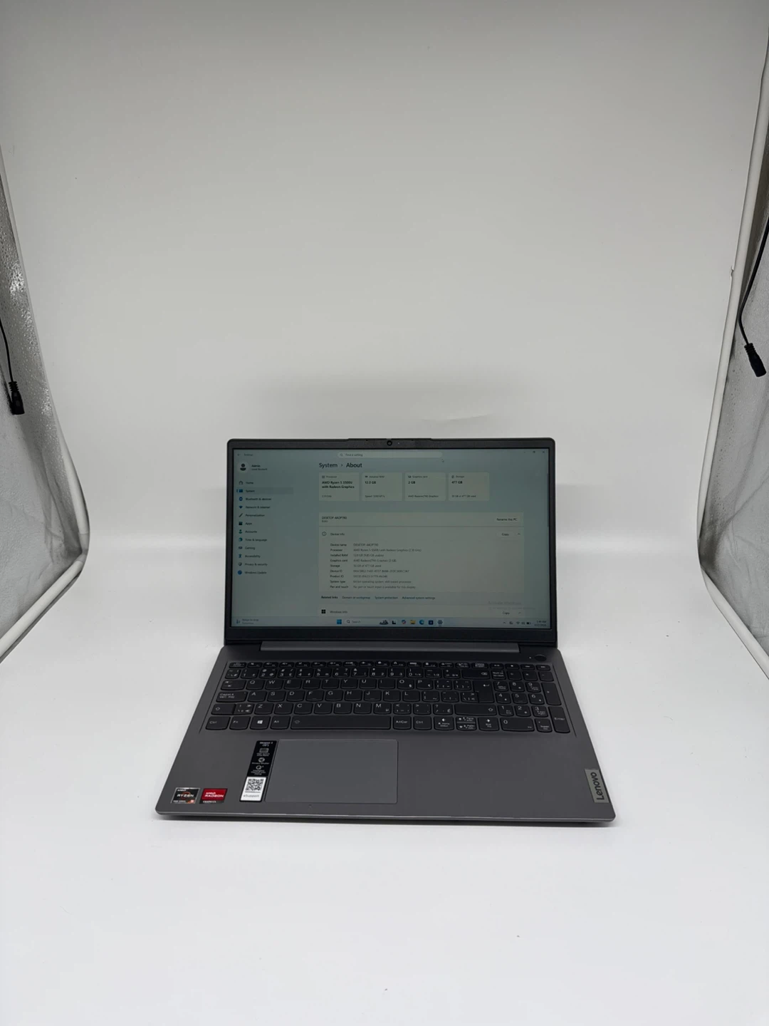 2022 Lenovo Ideapad 3 Ryzen 5500u 12 GB 512 GB SSD