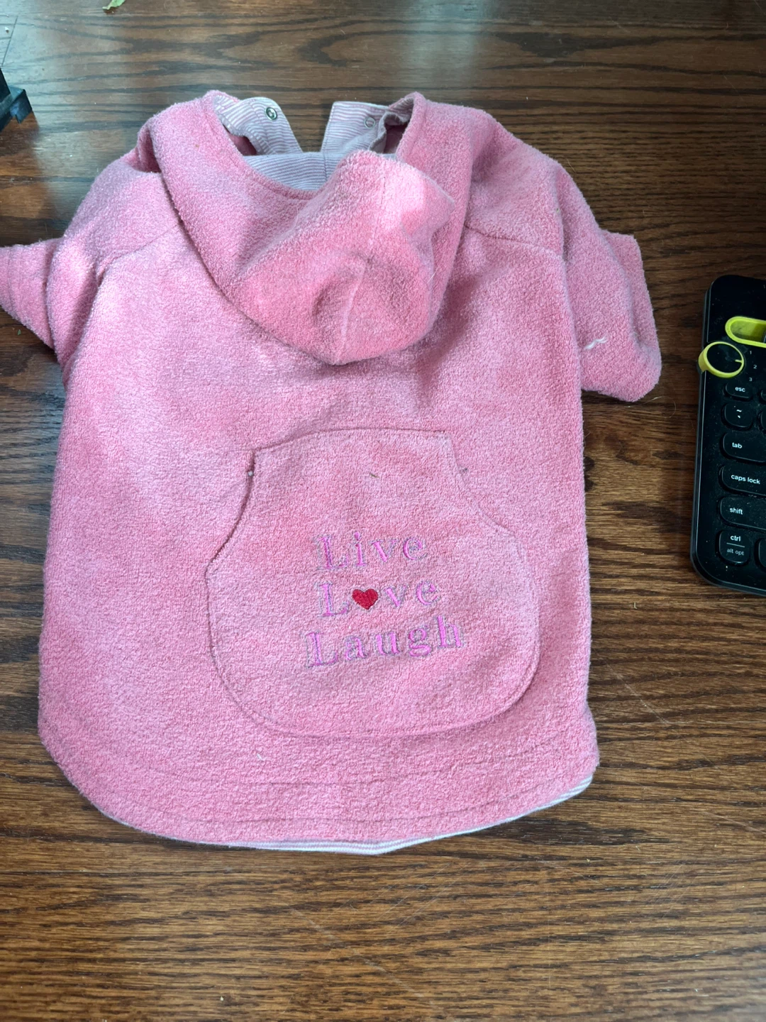 Puchy Pink Dog Hoodie